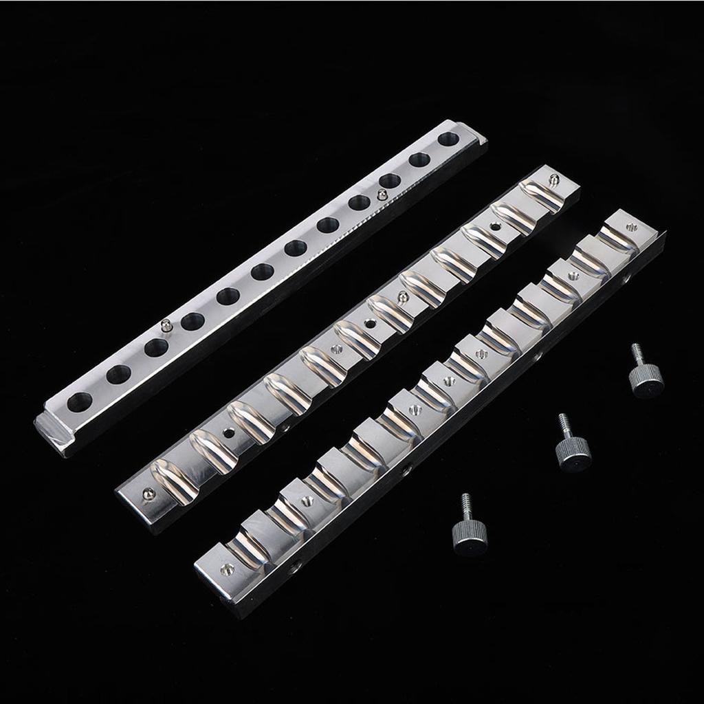12,1 mm DIY Lippenstiftform Schnabeltyp Aluminium Lippenbalsamform Kosmetikwerkzeug 12 Löcher