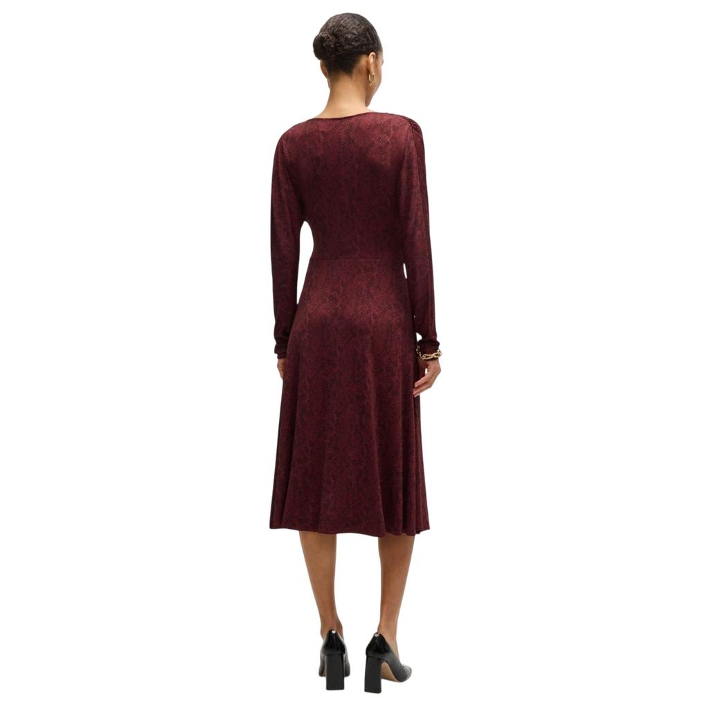 BOSS Womens/Ladies Ettita All-Over Print Wrap Front Casual Dress