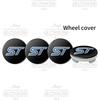 4Pcs Car Styling ST Emblem Wheel Center Hub Cover Sticker Rim Badge Accessories For Ford Focus Fiesta MK2 3 4 5 Kuga Mondeo Edge CVV1
