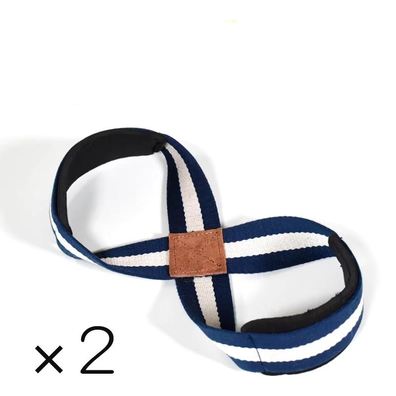 2026 Custom Logo Polyester Workout Padded Powerlifting Heavy Duty Gym Weightlifting Deadlift Figure 8 Lifting Straps