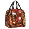 Borse Termiche Personalizzate 663 per Scuola Ufficio Anti-perdita Termiche Cooler Bento Box Donna Bambini