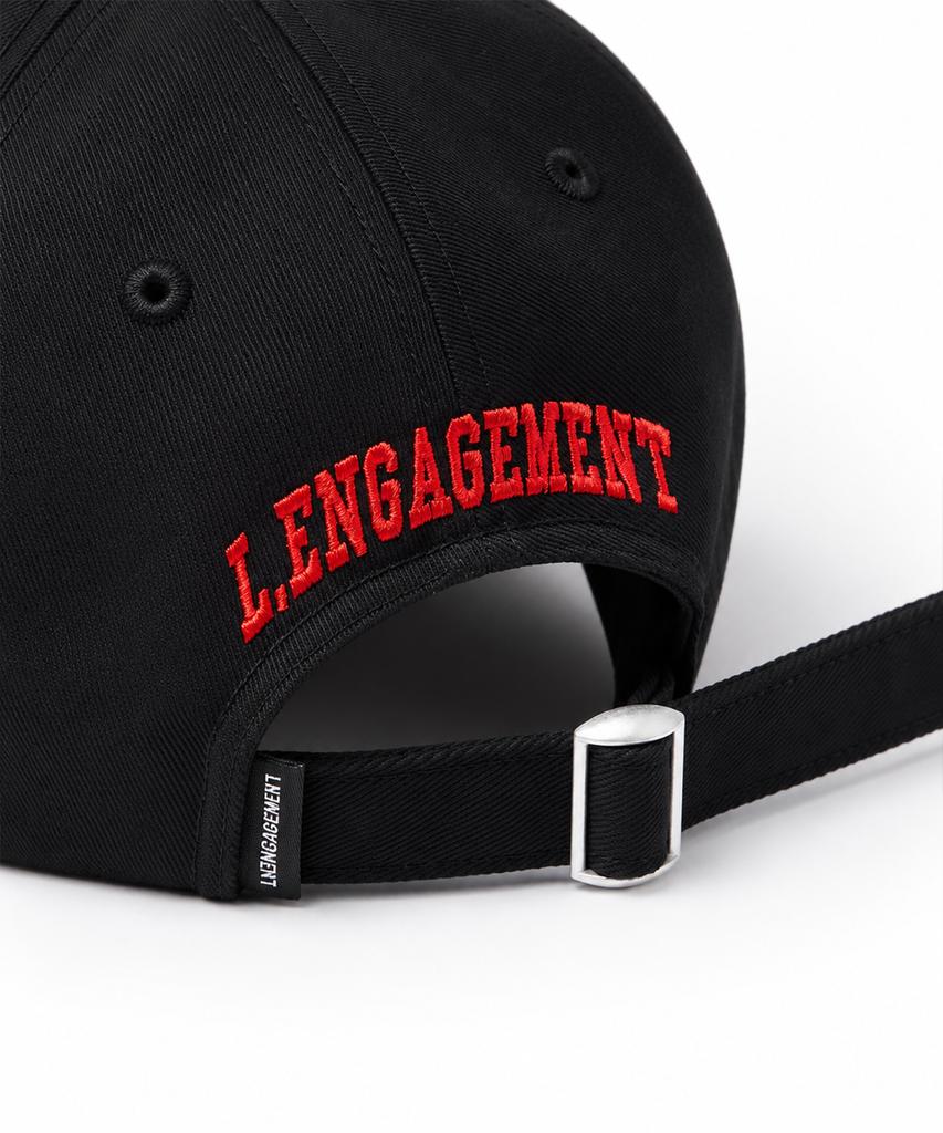 LENGAGEMENT Small Heart Ball Cap [Black]