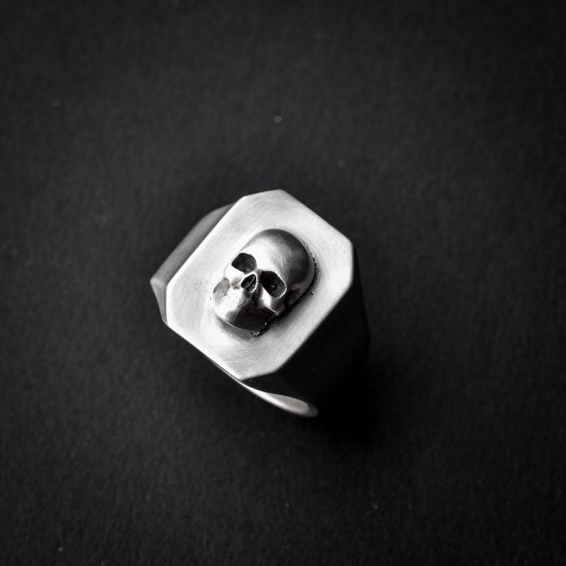 Dropshipping Men's Calvarium Skull Ring Gothic 316L Stainless Steel Biker Ring Motorcycle Band Jewellery Party Gift OSR734