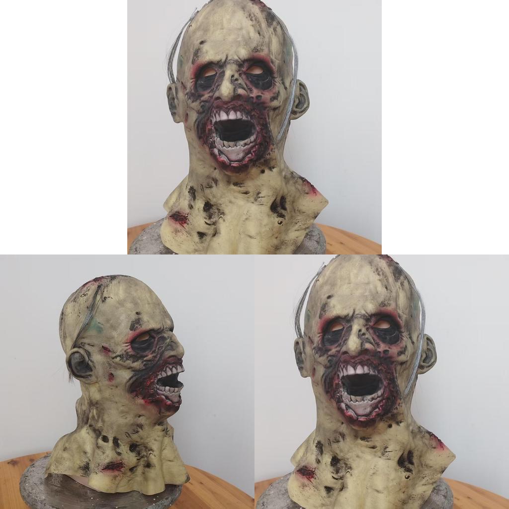 Vampier Latex Masker Voor Halloween Horror Ontsnappingsspel Feest Kostuums
