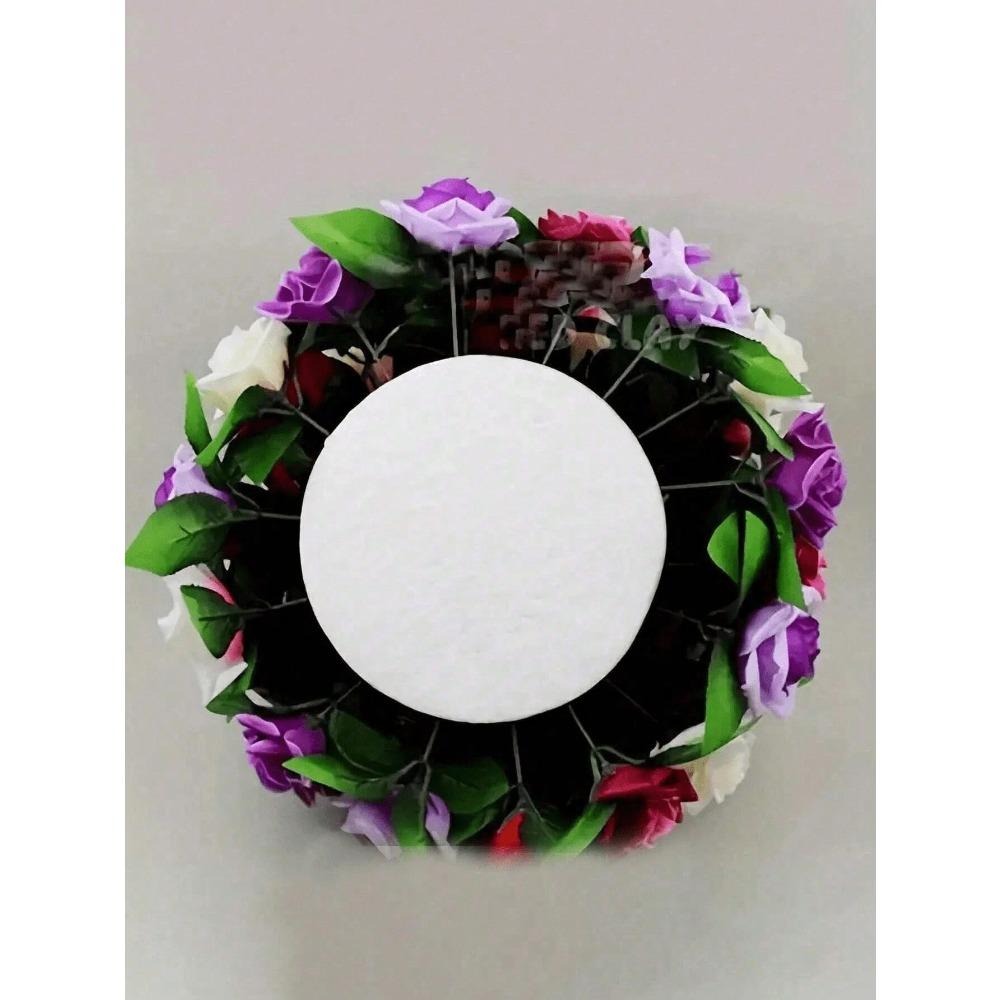 White Solid Foam Half Ball. Foam Blocks For Fresh And Artificial Flower Arrangements, Autumn Decorations, Halloween Decorations, Plant Decorations