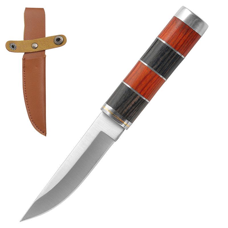 Mongolian Multi-Purpose Meat Knife: Ideal for barbecue, roast lamb, picnics, and household use; crafted from high-quality stainless steel.