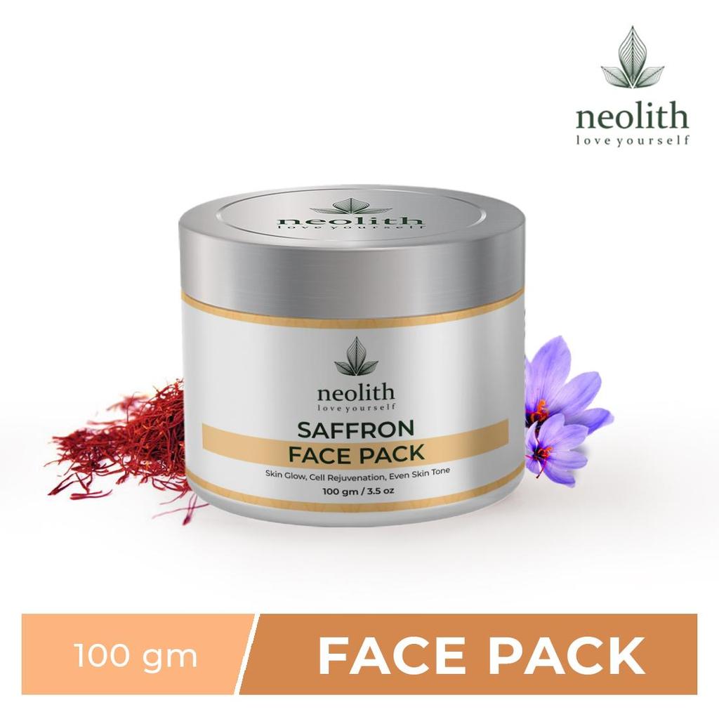 Neolith Masque à l'argile pour le visage Ubtan au curcuma pour anti-acné, éclaircissement de la peau, blanchiment, élimination du bronzage, contrôle du sébum, élimination des têtes noires, anti-âge | 100 g