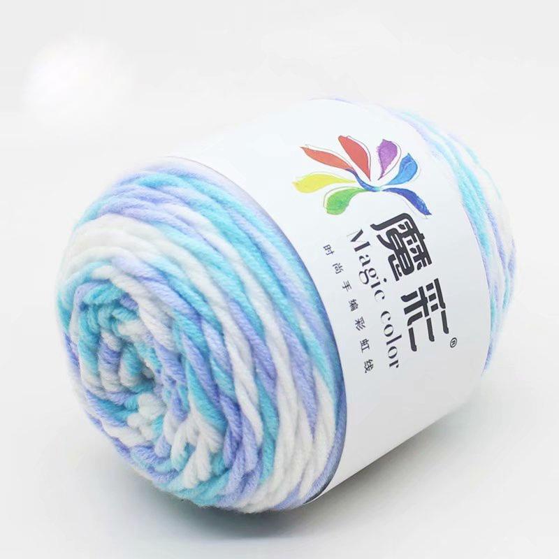 Wool Ball Rainbow Cotton Thread Lover Thread Cotton Factory Wholesale Cotton Baby DIY Handmade Crochet Sweater Scarf