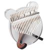 Kalimba Thumb Piano Transparent Acrylic Kit 17 Key Beginner Music Instrument with Bag