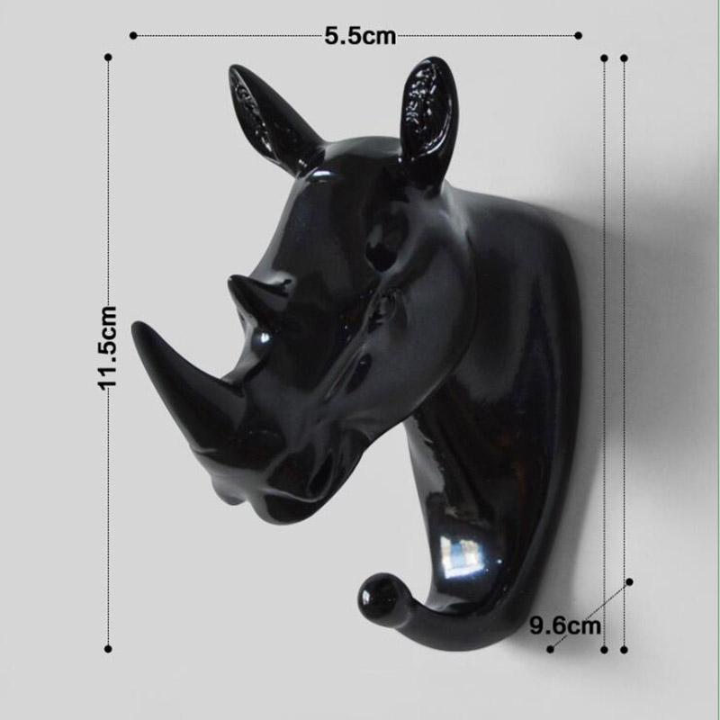 Wall Hanging Hook Vintage Deer Head Animal for Hanging Clothes Hat Scarf Key Deer Horns Hanger Rack Wall Decoration
