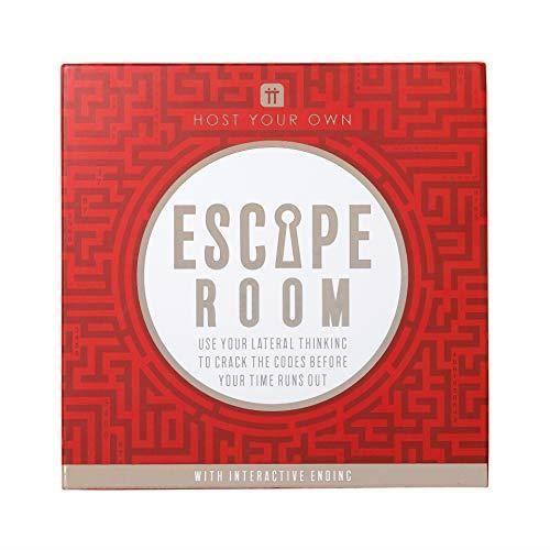 Jeu de société - Talking Tables - Escape Room - Pour adultes - 2+ joueurs - Rouge