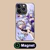 HSR Robin Glass MagSafe Mobile Phone Case for iPhone 17 16 15 14 13 12 11 Air Pro Max Plus Mini Colorful Cover