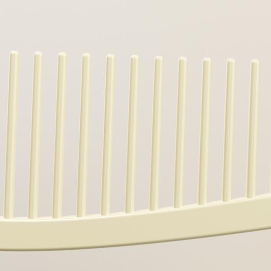 Samostojící hřeben na vlasy Hřeben se zuby ve tvaru U s váženou základnou Muži Ženy Husté Kudrnaté Mokré Vlasy Styling Rozčesávací hřeben