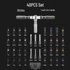 40-in-1 Precision Ratchet Screwdriver Set with Magnetic Wrench and Toolbox, S2 Steel, High Hardness, Multifunctional