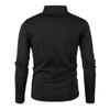 Men's High Collar Solid Color Zipper Sweatshirt Jacket