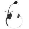 3.5mm Single Sided Business Headphone Adjustable Comfortable Mono Call Center Headset with Microphone for Phones Laptops