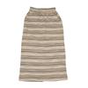 Ijiji Stripe Knit Skirt [Beige]
