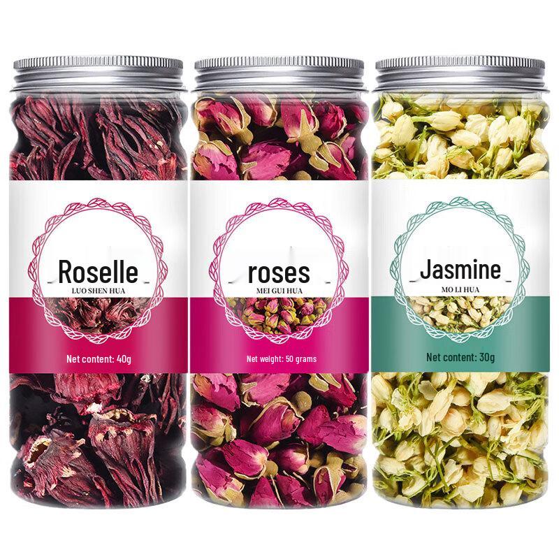 Ya Cha Po Premium Floral Tea Combination (Rose, Jasmine, Roselle)