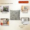 2D Floral 3D-Like Embossed Pattern Throw Pillows Pattern Cushion Cover Suitable For Sofa Bedroom Car Pillow Cover