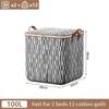 Large Capacity Clothes Quilt Storage Box Underbed Wardrobe Closet.Zipped Organizer Bag