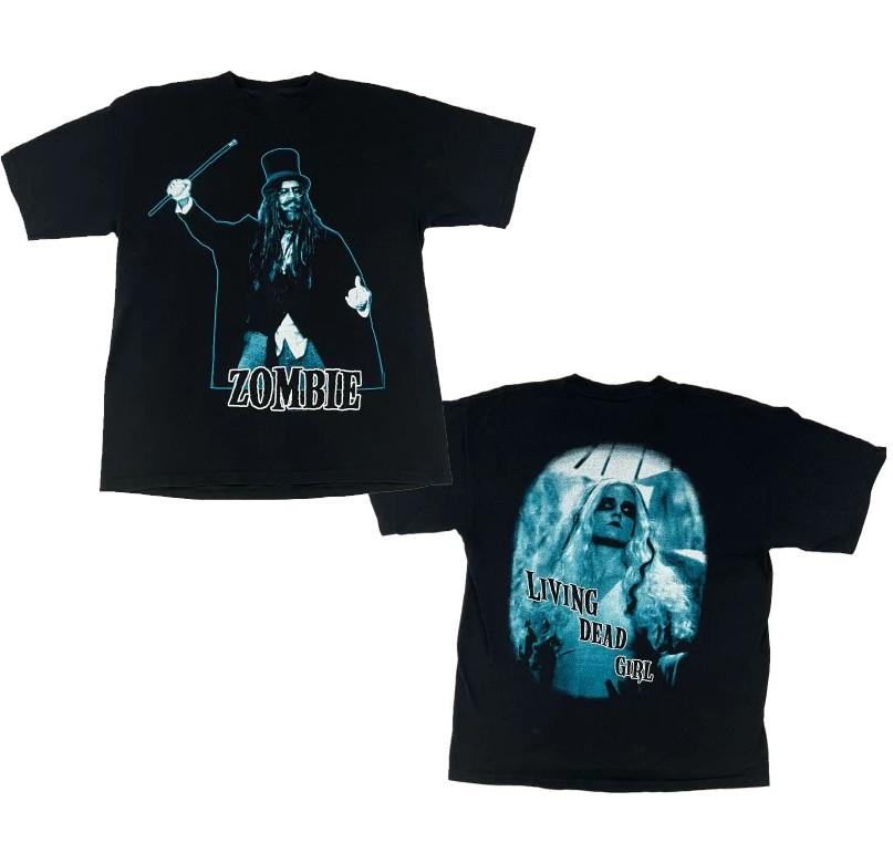 2 Sides Rob Zombie Living Dead Girl Shirt Classic Black Unisex S-5XL 1R0018 L