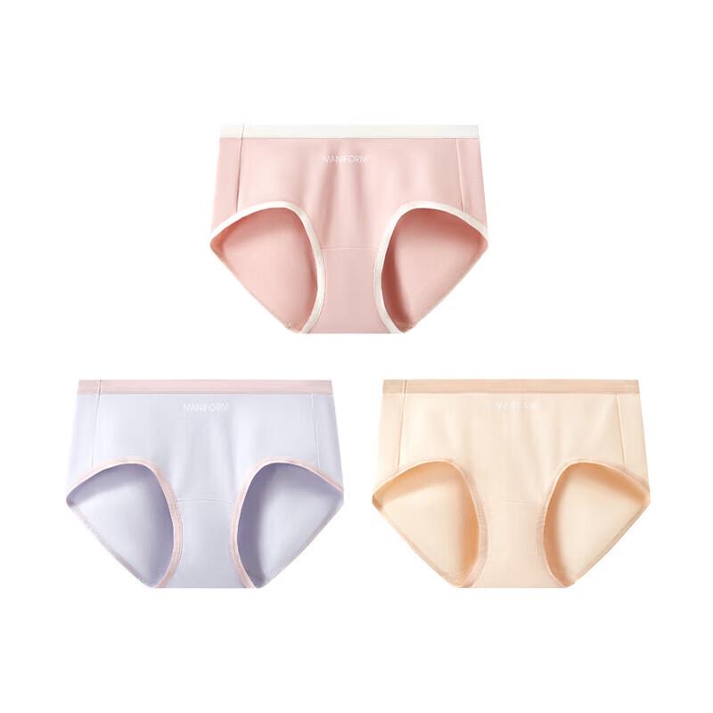 ManiForm Women's Low-Rise Cotton Briefs 3-Pack