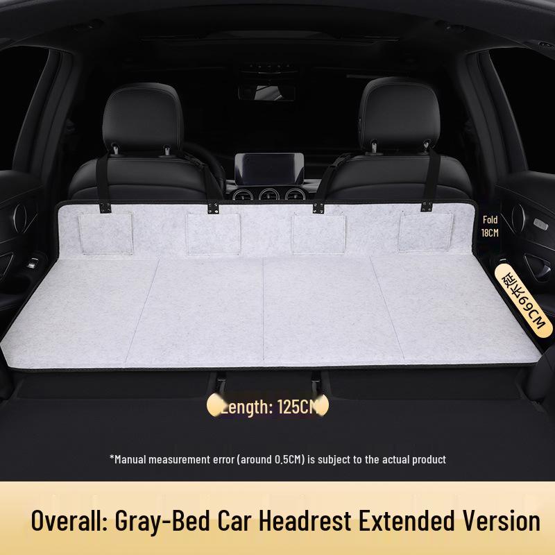 RV Travel Mattress with Headrest for Car Trunk & Rear Seat