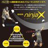 D&M (Dee & M) Volleyball Insoles for Receivers, 1 Pair, Black, Size L, Made In Japan, 109127 Ninja Cross, Insole, Functional, Supports Posture, Fit, C