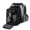 Large Capacity Folding Pet Carrier Backpack Portable Adjustable Breathable Expandable Bag for Hiking Adventure with Puppies and
