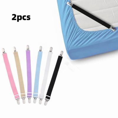 Organize Gadgets Non-slip Bed Sheet Fixing Clip Adjustable Elastic Bed Sheet Grippers Duckbill Clip Bed Sheet Fasteners Mattress