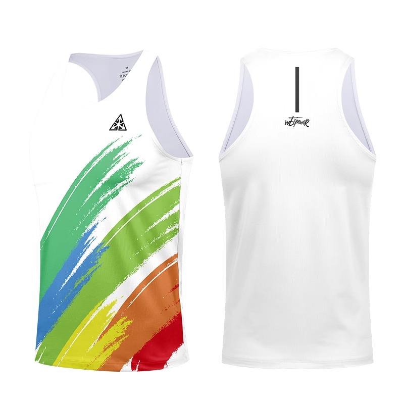 Summer Outdoor Running Sports Tank Tops Men s Marathon Professional Quick Drying Sleeveless Crew Neck Clothes S