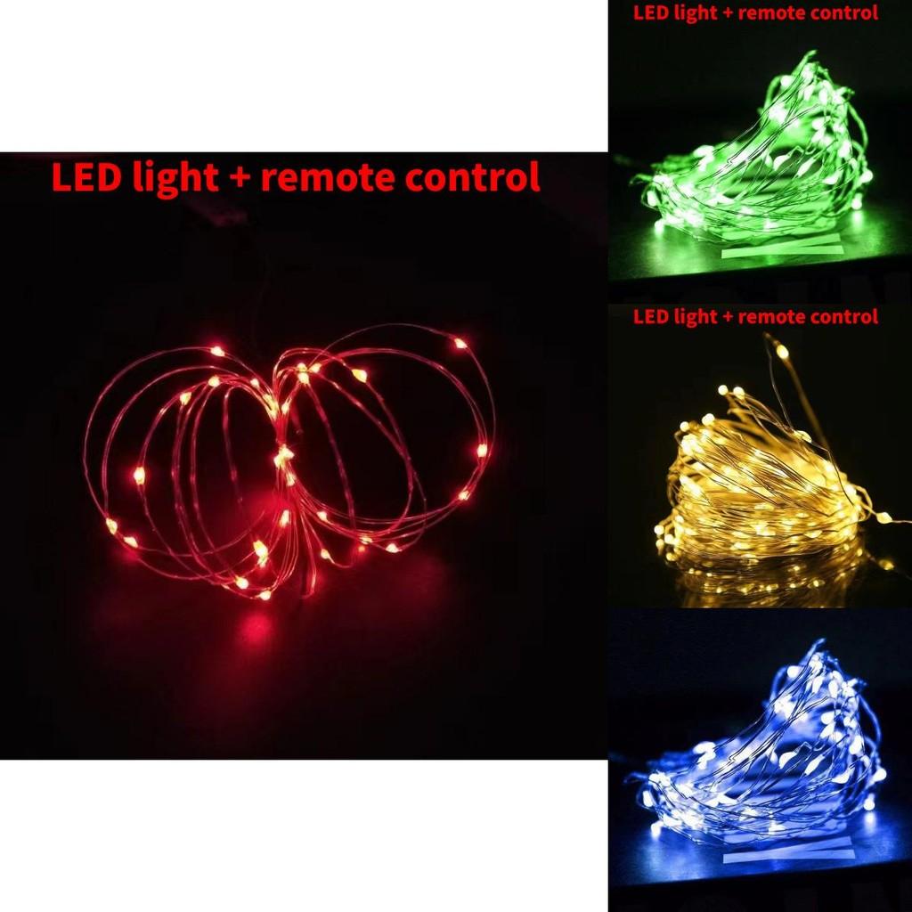 USB Kupfer Lichterkette mit Fernbedienung und IP55 Schutz für Weihnachtsdekoration