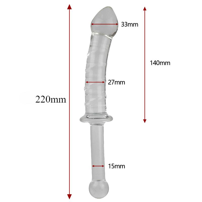 Noua baghetă din sticlă de cristal cu două capete
