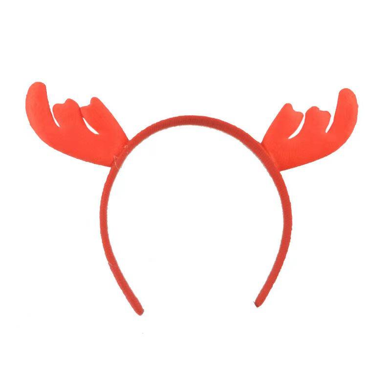 Cute Cartoon Reindeer Antler Headband Christmas Hair Clip Accessory