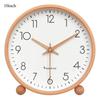 High-end Wooden Desk Clock 8/10 Inch Solid Wood Table/Wall Clock for Home Decor Study Room Living Room Office Desk /Wall Clock
