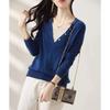 Firstview Women's Long Sleeve V-Neck Knitted Cardigan