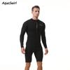 2mm Herren Ganzkörper-Neoprenanzug Mit Langen Ärmeln Shorts Schnorcheln Surfen Schwimmen Warm UV-Schutz Neopren