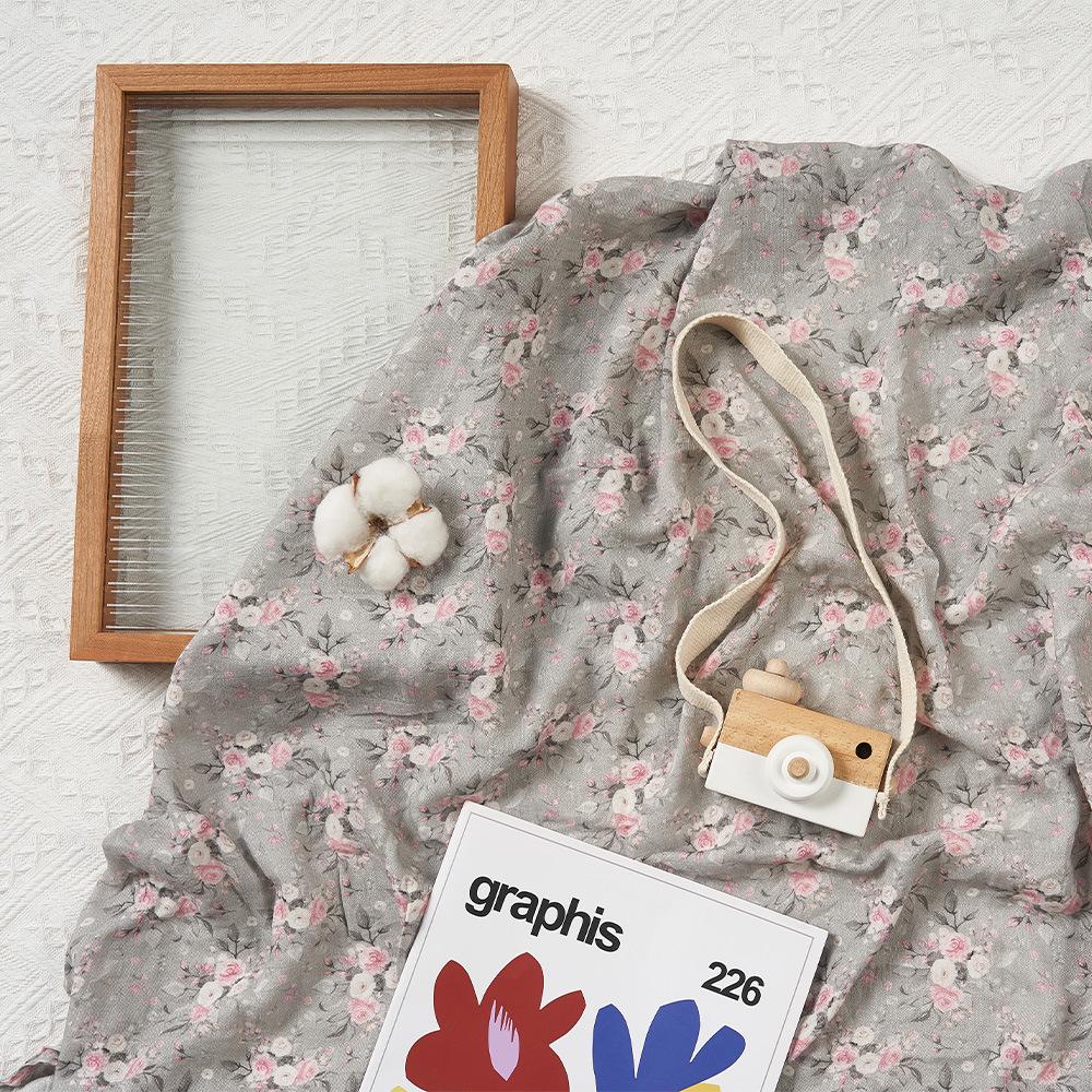 Kangobaby Bamboo Cotton Muslin Swaddle Blanket for Newborns