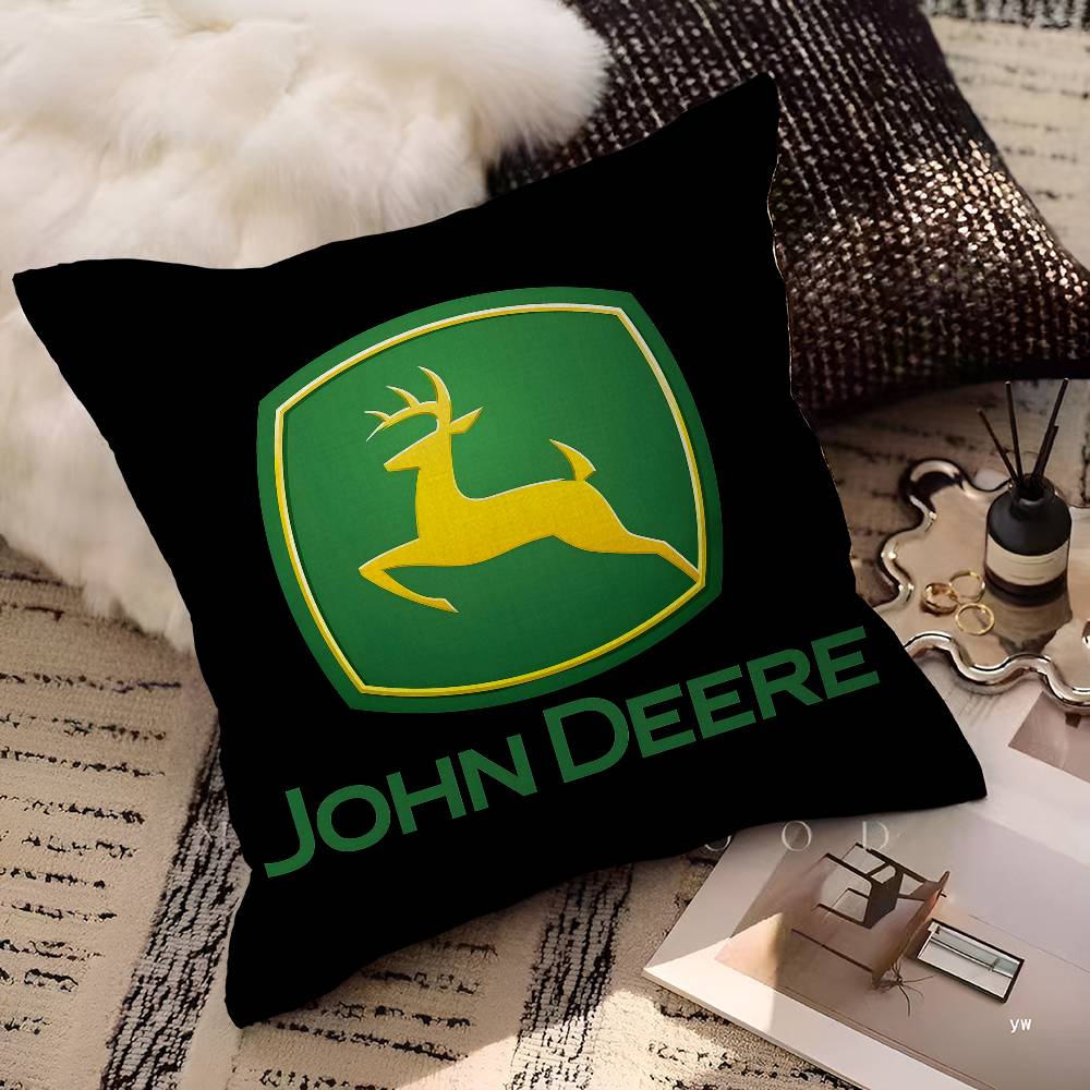 J-John-Logo-Deeres Cuscino Anime Regalo Decorazione Casa Ufficio Cuscino Camera da Letto Divano Copricuscino Auto Custodia Cuscino
