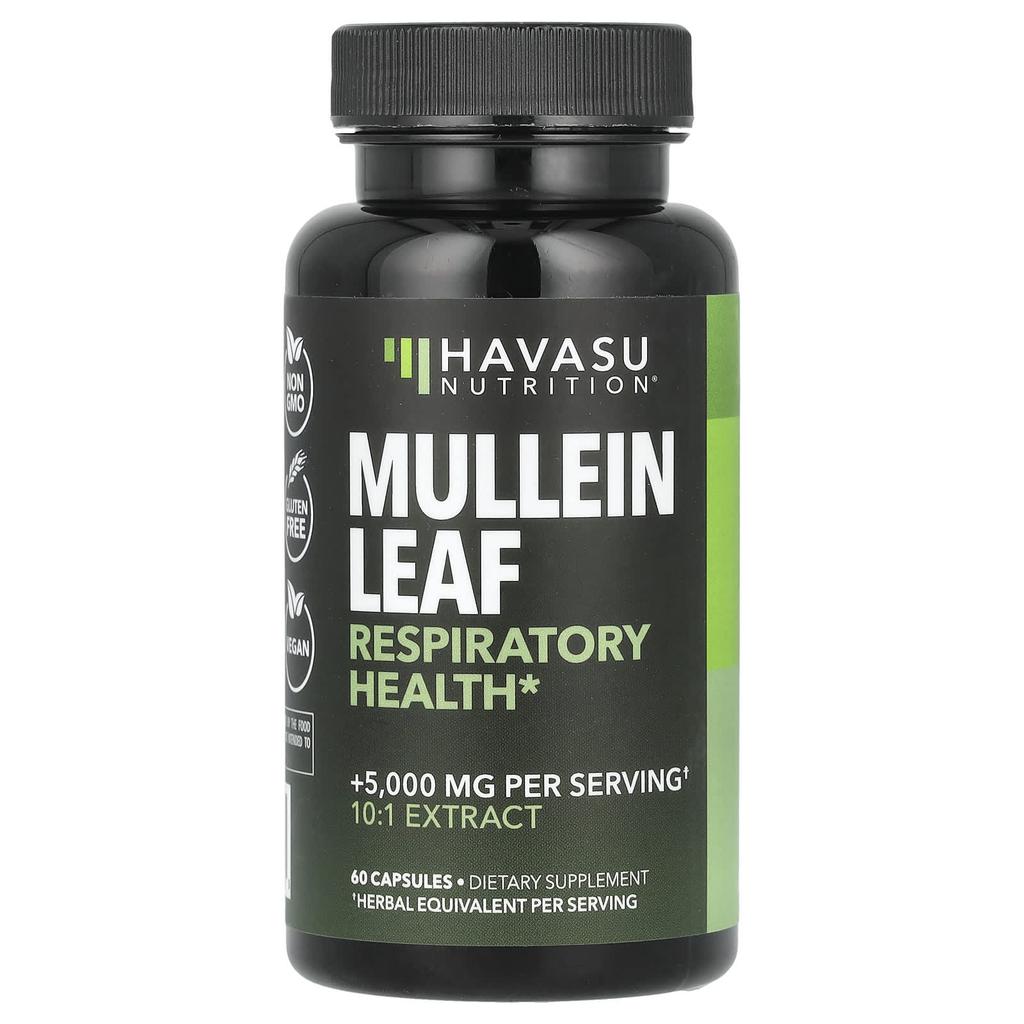 Mullein Leaf, 500Mg, 60 Capsules