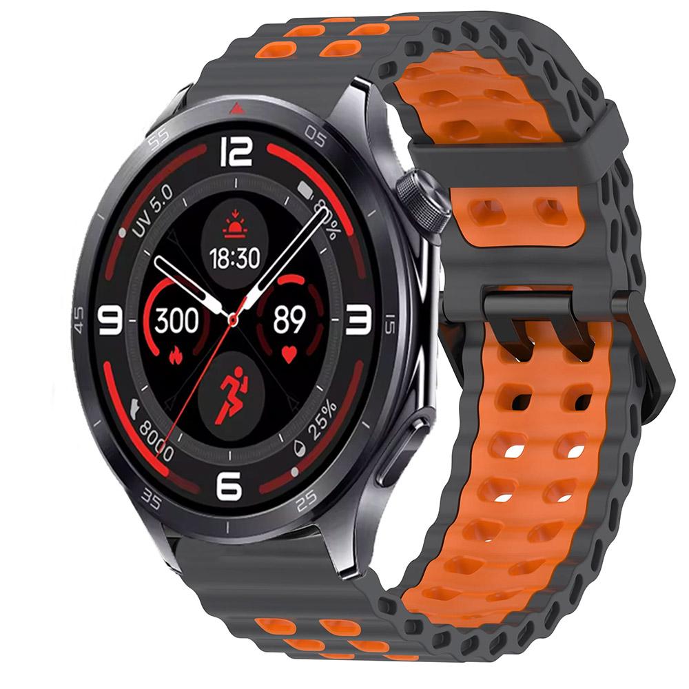 22mm Ocean Silicone Strap for OnePlus Watch 3 46mm/2/2R/Lite Sport Breathable Wristband forWatch 4 Pro/X X2/X3 Accessories