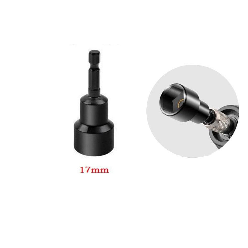 6-19mm Șurubelniță Magnetică pentru Piulițe Adaptor Soclu Adânc Capete Cheie Hexagonală 1/4 inch Oțel Crom-vanadiu Soclu Adânc Soclu Hexagonal 1/4