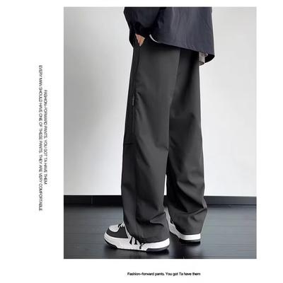 Neue lockere Freizeithose Herren Trendhose Sommer dünn Drop weites Bein Moppinghose