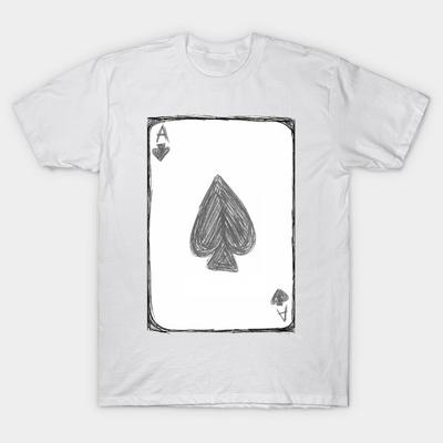 Dámské tričko Pikové eso Harajuku potisk Kawaii tričko Letní krátký rukáv Dámské tričko Top