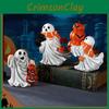 Kürbis Halloween Geisterstatue mit Harz für Partydeko und Feiern Feiertag