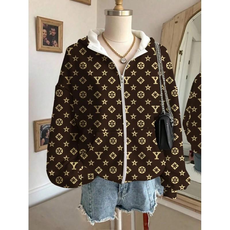 Womens Oversized Hoodie With 3D Animal Print Digital Loose Fit Long Sleeve Sweatshirt Winter Streetwear