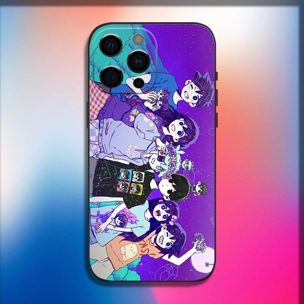 O-Omori Game Phone Case For iPhone 16,15,14,13,12,11,Pro,X,XS,Max,XR,Plus,Mini Soft Black Cover