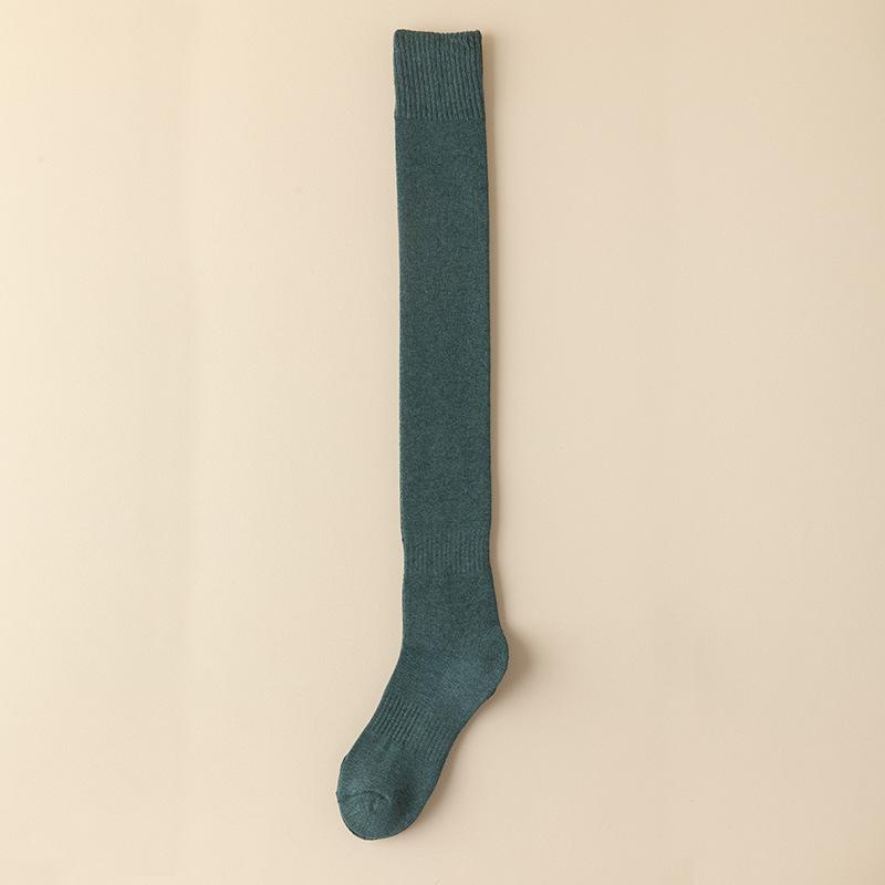 Knee-high Thigh-high Socks for Women, Thickened and Fleece Warm Long Socks, Winter Knee Protection Calf Socks, High Thigh-high Socks