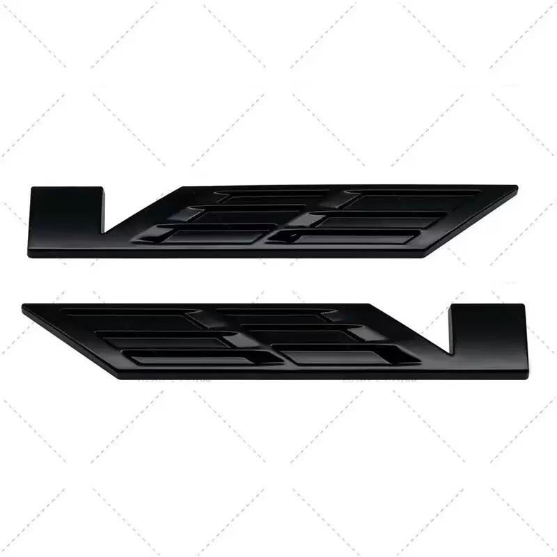 2pcs for Cadillac Front Fender Side Badge CT5 ATSL XTS CT6 XT4 Xt5 CT4 Escalade Upgrade V Logo Badge Rear Bumper Sticker