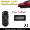 For 2025 New Tesla Model Y Juniper Launch Refresh Under Seat Storage Box Seat Organizer Accessories Underseat Drawer Tray Boxes
